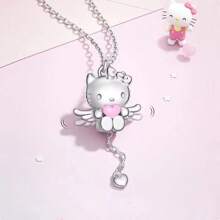 Sanrio 1 pièce Collier chat love angel wings de Sanrio pour femmes, chaîne délicate pour clavicule, cadeau de mode polyvalent pour étudiantes