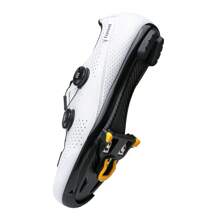 Men's Cycling Shoes Women's Cycling Shoes Compatible With SPD-SL Pedal & Compatible Installation SPD/Look KEO Cleats Riding Shoes - 白色 - 查看 6