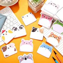 25/20/16pcs Cute Cartoon Animal Sticky Notes For Kids - Multicolor - View 13