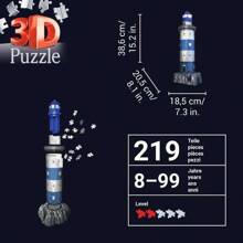 Ravensburger 12577 7 - Rompecabezas 3D, Lighthouse at Night, 216 Piezas