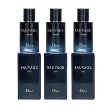 3X Dior Sauvage Parfum Mini Splash  For Men , (10ml/ 0.34 Fl.Oz),Travel Size,[ Perfect For Use On The Road] - Parfum 30ML(10ML*3件) - 查看 10