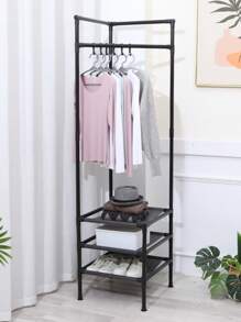 1pc Space Saving, Multi-Functional, 25mm Thicker Pipe, Wall Corner Coat Rack, Freestanding Coat Rack, More Stable & Load-Bearing, Movable, Fashionable, Easy To Assemble & Disassemble, Portable, Suitable For Living Room, Bedroom, Entryway, Office, Holiday Gift, Children's Gift - Multicolor - View 12
