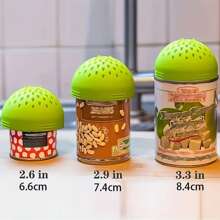 1 pieza Filtro de lata de silicona, colador multifuncional mini, tamiz de comida para drenar latas, filtro de cocina mini, drenaje de lata de silicona portátil, accesorios de cocina para el hogar