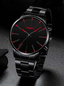 Fashion Watch Stainless Steel Luxury Quartz Wrist Watch Men Business Watches For Man Clock
