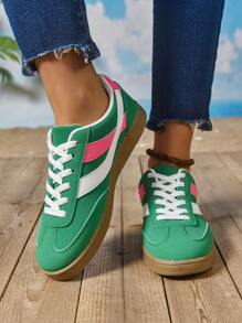 Nuevas zapatillas planas informales de otoño unisex, zapatos deportivos de lona de moda para exteriores