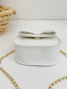 Butterfly & Pearl Decor Meisjes Stijlvolle Messenger Bag, Schattige Cross-Body Schoudertas