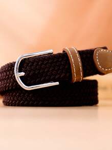 1 pièce Ceinture polyvalente décorée en tissu élastique, multicolore