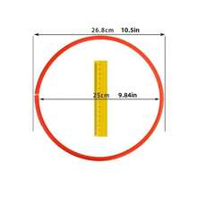 Juego de aros de plástico grande de oca para lanzar a los puestos del mercado nocturno - Multicolor - Ver 3