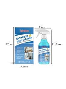 jakehoe 100ml 浴室清洁剂 淋浴房玻璃水垢去除剂 不锈钢水槽和浴缸去污 随机新旧版本 - 彩色 - 查看 10