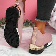 Women's Walking Shoes Casual Mesh-Comfortable Slip On Tennis Workout Sneakers For Daily Oudoor - Hồng - Xem 5