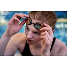 anteojos de natación Unisex para Hombres y Mujeres, con núcleo Cobra, antivaho, Lentes de policarbonato, Espejo, no Espejo, para Hombres y Mujeres - Cobre amarillo/negro. - Ver 6
