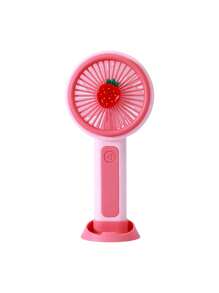 AOYI Portable Fan Handheld, Mini Personal Fans With Desktop Base, 3-Speed Adjustable, 500mAh Rechargeable Fan, Summer Cooling For Outdoor Office Traveling Walking Beach, Hot Weather Cool Essentials For Working Studying - 彩色 - 查看 11