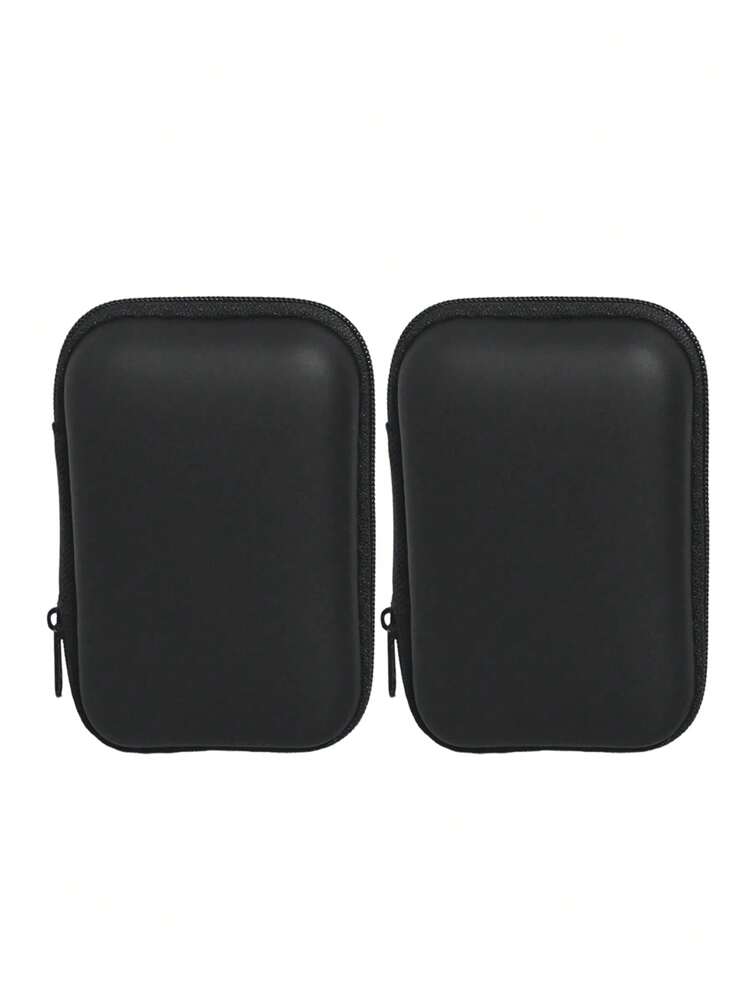 Compact, Waterproof CCD Camera Protective Case - Ideal For Outdoor Photography Enthusiasts And Travelers. Charger Storage Bag, Essential Digital Organizer, Data Cable And Camera Bag, Power Bank Protective Case, Wallet-Style Travel Camera Bag, Unisex Gift, Teacher's Essential, Waterproof And Lightweight Large Capacity Portable Accessory - Black - View 11