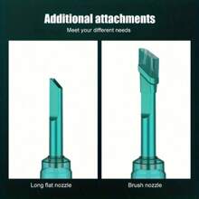 Handheld Cordless Vacuum Cleaner, 2-In-1 USB Portable Dust Collector, Cordless Dust Collector For Computer Cleaning, Strong Suction For Car Vacuum Cleaner - Green - View 7