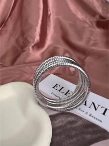 Fashion Stylish Body Chain Bracelet Blocker Model Daily Decoration - Bạc - Xem 2