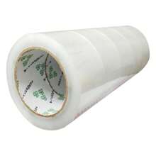 1 Rollo de Cinta de Conducto Transparente de Alta Resistencia, de Tamaño Grande, Con Adhesivo Fuerte, Transparente, Inodoro, Adecuada Para Empacar, Sellar, Uso Doméstico