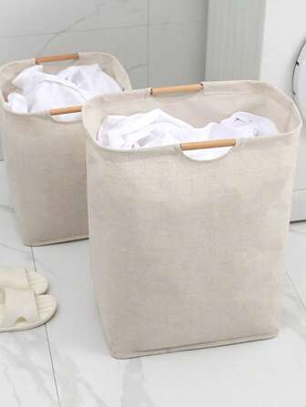 1 pièce Panier à linge portable de grande et petite taille avec poignée, bac de rangement multi-fonction pour les vêtements pour le salon, la salle de bain, les t-shirts, les chemises, les articles divers, l'organisation ménagère