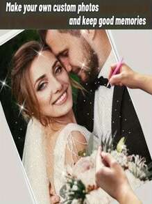 [Dostosowane] 5D DIY Photo Custom Diamond Painting - Prześlij swoje zdjęcie i spersonalizuj wyjątkowe dzieło sztuki, idealne jako prezent dla rodziny, przyjaciół, ukochanych osób i najlepszy wystrój domu
