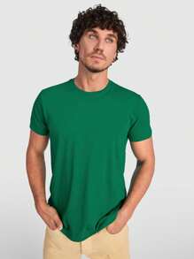 Roly Gói 5 áo phông tay ngắn Atomic (Giao hàng trong vòng 48 giờ) – Nhiều kích cỡ – Màu đen – 100% cotton, cổ tròn đôi, đường may gia cố, vải ống, áo phông cơ bản, áo phông unisex, áo phông giá rẻ. - màu đen - Xem 3