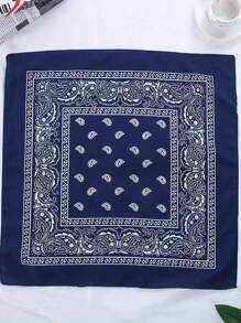1 chiếc khăn đa năng bằng polyester họa tiết Paisley, hoa điều, thích hợp cho hoạt động ngoài trời, thể thao, giữ ấm cổ, đội đầu (in đường kẻ đen ngẫu nhiên hoặc không in), băng đô turban, băng thấm mồ hôi, phụ kiện tóc mùa thu đông cho nữ, thích hợp cho trang phục đi nghỉ mát, khăn choàng thanh lịch cho nữ, trang phục mùa hè, lễ hội, tiệc tùng. - Nhiều màu - Xem 15