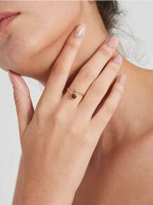 Customized Women's Projection Ring, Personalized Photo Projection Ring, Minimalist Sparkling Zirconia Photo Projection Ring, Adjustable Women's Ring, Bridesmaid Jewelry, Wedding Commemorative Ring, Adjustable Open Girlfriend Gift Ring