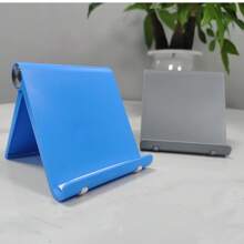 1pc Multi-Color ABS Creative Phone & Tablet Holder, Simple Foldable Portable Design, Suitable For Office, Living Room And Other Scenarios