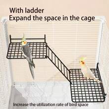 1pc/2pcs Parrot Station Network Interactive Platform Rest Platform Platform Ladder Combination Toy Station Net Piece