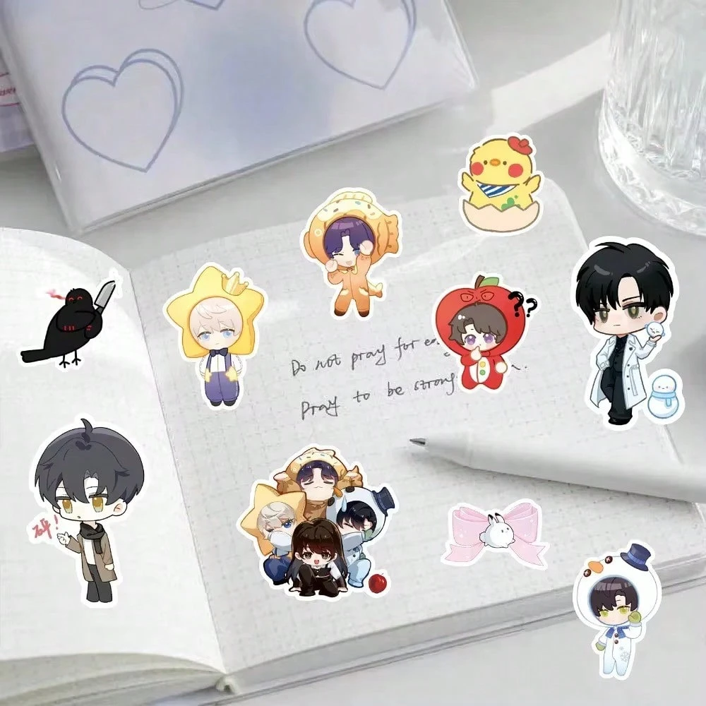 Pixel Sticker Shein 80Pcs Game Love And Deepspace Stickers Cartoon Figure Li Shen Qi Yu ...