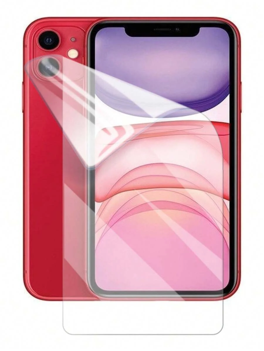 2 Micas Hidrogel Hd Transparente Para iPhone 11 - Multicolor - Ver 1