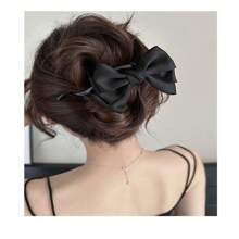 1pc Retro Versatile Bow Hair Clip, Sophisticated Twist Barrette For Women, 2025 New Design