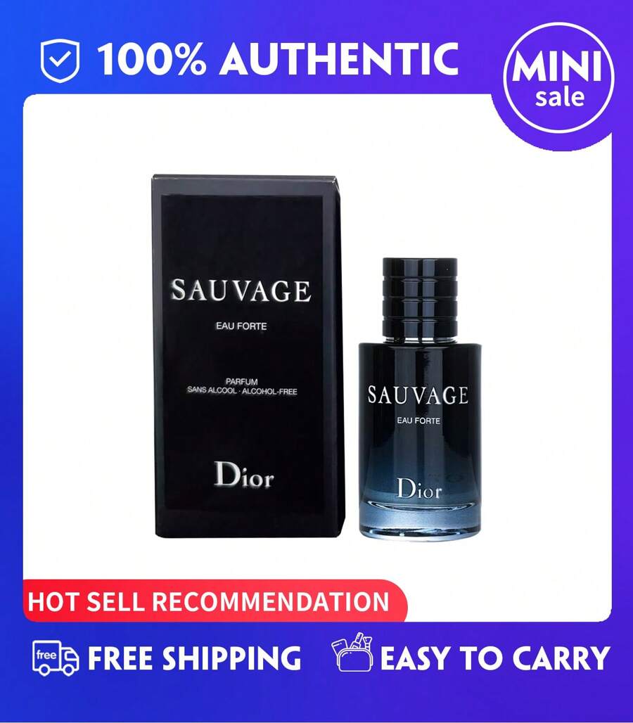 Dior Sauvage Parfum Mini Splash,Eau Forte Parfum For Men (10ml/ 0.34 Fl.Oz),Ravel Size,[ Perfect For Use On The Road] - Eau Forte Parfum - 查看 1