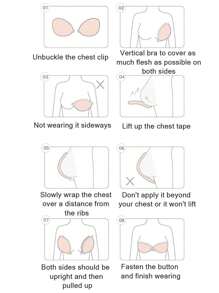 Silicone Comfort Invisible Breast Patch, Strapless, Reusable Invisible Trackless, Sweatproof And Easy To Wear Invisible Breast Patch Style Can Be Selected, Suitable For Fashion Wear, Dating, Seaside Play, Wedding, Salon Party