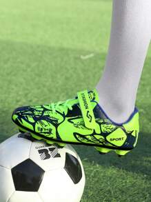 Unisex Teenagers Long Spike TPU Football Outsole, Lawn Anti-Kick Rubber Sole For Daily Training & Professional Football Shoes, All Season Sports Shoes