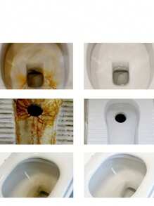 1件/2件/4件自动水箱清洁剂，无化学磁性马桶清洁剂，适用于硬水渍，无污渍浴室装饰秋季装饰