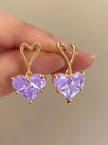 Set de joyería de 3 piezas con zirconia y perlas elegante - collar y aretes, de moda para fiestas y uso diario