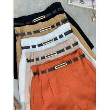 KIT 3 novo cinto feminino com fivela dourada