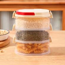 Caixa de armazenamento de temperos de cozinha 3/5 peças, recipiente selado para temperos, pequena ferramenta de armazenamento de cozinha, recipiente de armazenamento de cozinha multiuso, adequado para cozinhas domésticas
