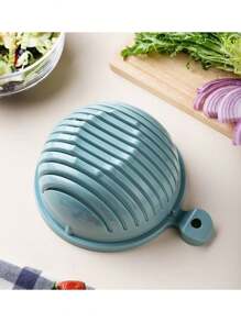 Bol hachoir à salade, emporte-pièce rapide pour couper les fruits et légumes en dés. Trancheuse à pulpe, pour des repas sains et des salades en quelques minutes. Multifonctions pour la cuisine.