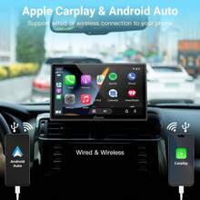 2025 Wireless CarPlay Car Portable Display 9 Inch Car Play Display Support Android Auto & Apple CarPlay Multimedia Player - Black - View 4