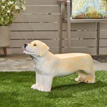 MGO DOG BENCH Outdoor Bench Light Brown No Assembly Required
