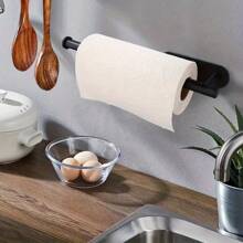Toallitas absorbentes de alta calidad, toallas de papel desechables multicapa para la cocina, toallitas desengrasantes resistentes, alternativa a las toallitas flojas, soporte para pared multifuncional para pañuelos para la cocina y fiestas - sin necesidad de taladrar orificios, almacenamiento que ahorra espacio para artículos esenciales de cocina y baño