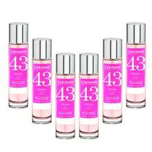 Caravan set di 6 flaconi di profumo da donna da 150 ml Nº1 dal delicato profumo orientale, Nº2 legnoso orientale, Nº3 fruttato, Nº5 note verdi, Nº7 agrumi, Nº8 floreale tenue, Nº9 agrumi, Nº21 fresco, Nº22 floreale tenue, Nº23 fruttato, Nº24 fruttato, Nº26 orientale legnoso, Nº27 orientale tenue, Nº28 orientale tenue, Nº29 floreale, Nº30 fruttato, Nº31 orientale tenue, Nº34 floreale, Nº35 citrico, Nº36 floreale orientale, Nº37 fruttato, Nº38 fruttato, Nº39 floreale, Nº42 floreale, Nº43 fruttato, Nº44 fruttato, Nº45 orientale, Nº46 orientale, Nº47 orientale legnoso, Nº48 floreale fruttato, Nº49 floreale, Nº50 floreale, Nº80 legnoso floreale, Nº81 orientale, Nº82 floreale fruttato, Nº85 orientale fruttato, 86 orientale, 87 floreale, 88 floreale. Consegna gratuita - Rosa - Visualizzare 1