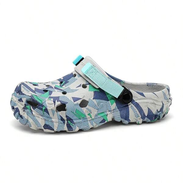 Nouvelles sabots pour hommes, sandales, chaussures de jardin, sandales plates camouflage, Baskets pour hommes, tongs d'extérieur, chaussons de maison
