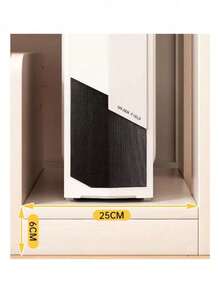 Pc Oficina Escritorio De Madera Sencillo Con 2 Cajones Para - Blanco - Ver 6