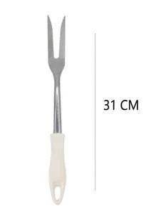 Une fourchette à viande en acier inoxydable, une fourchette à barbecue, des ustensiles de barbecue, des ustensiles de barbecue en plein air, une fourchette à viande, une fourchette à steak pour barbecue, un poulet rôti, un canard, un poisson