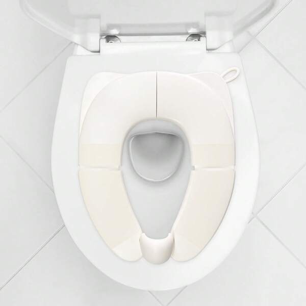 Cartoon Children's Portable Folding Toilet Seat, Silicone Soft Pad Protection, Reusable Travel Potty Training Seat Suitable For Daily Use