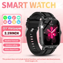 Nieuwe Hot Silicone Band Smart Watch Met 2.01" Full Screen Touch, Bellen/Beantwoorden Telefoongesprek, Stappenteller Calorieënteller, Multi-Sport Modi Afstand Volgen, USB Opladen, Melding Wekker, Compatibel met Iphone & Android Smartphones