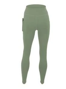 3 Pcs Women Plus Size High Waist Yoga Pants With Pockets, Slimming Shaping Leggings For Workout, Fashion Tight Pants