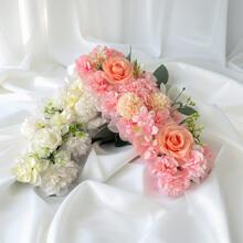New Artificial Floor Flower Silk Flower Family Wedding Decoration Flower Wall Road Guide Outdoor Wedding Arch Fake Flower Silk Rose Arc Flower Pink Series Gifts Birthday Graduation Birthday Decorations Party Decorations Bachelorette