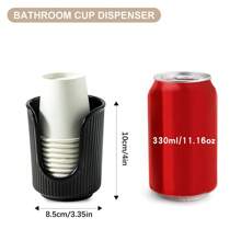 1pc/ Disposable Explosive Paper Cup Holder Paper Cup Holder Desktop Cup Holder Multi-Function Cup Organizer For Household Coffee Cup Holder Disposable Cup Holder Desktop Cup Holder Multi-Function Cup Organizer Home Bathroom Decor
